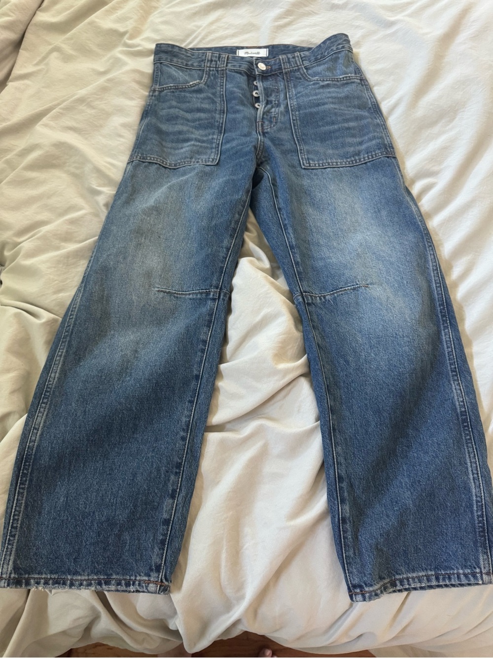Madewell Relaxed Blue Denim Jeans